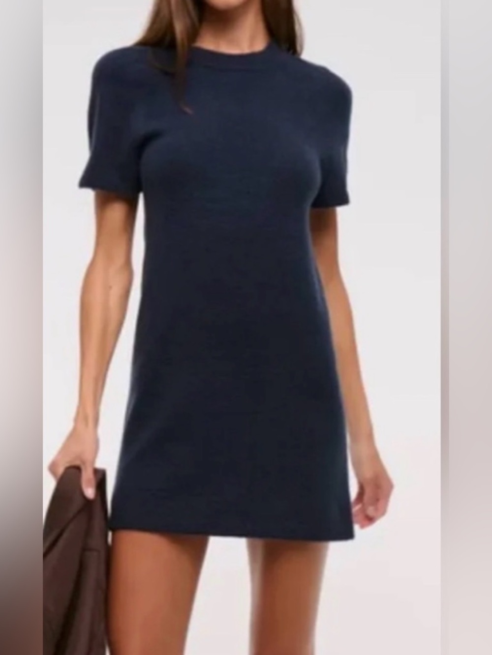 Abercrombie & Fitch Navy Short Knit Mini Dress